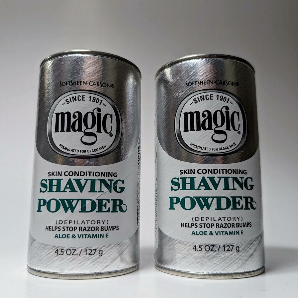 Magic Platinum Skin Conditioning Shaving Powder 4.5 oz (2 Pack)