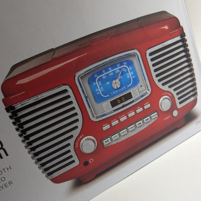 Crosley Corsair AM/FM Bluetooth Clock Radio & CD Player - New